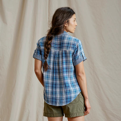 Orvis Plaid Gauze Short-Sleeve Camp Shirt