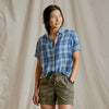 TRUE NAVY/RED CLAY PLAID