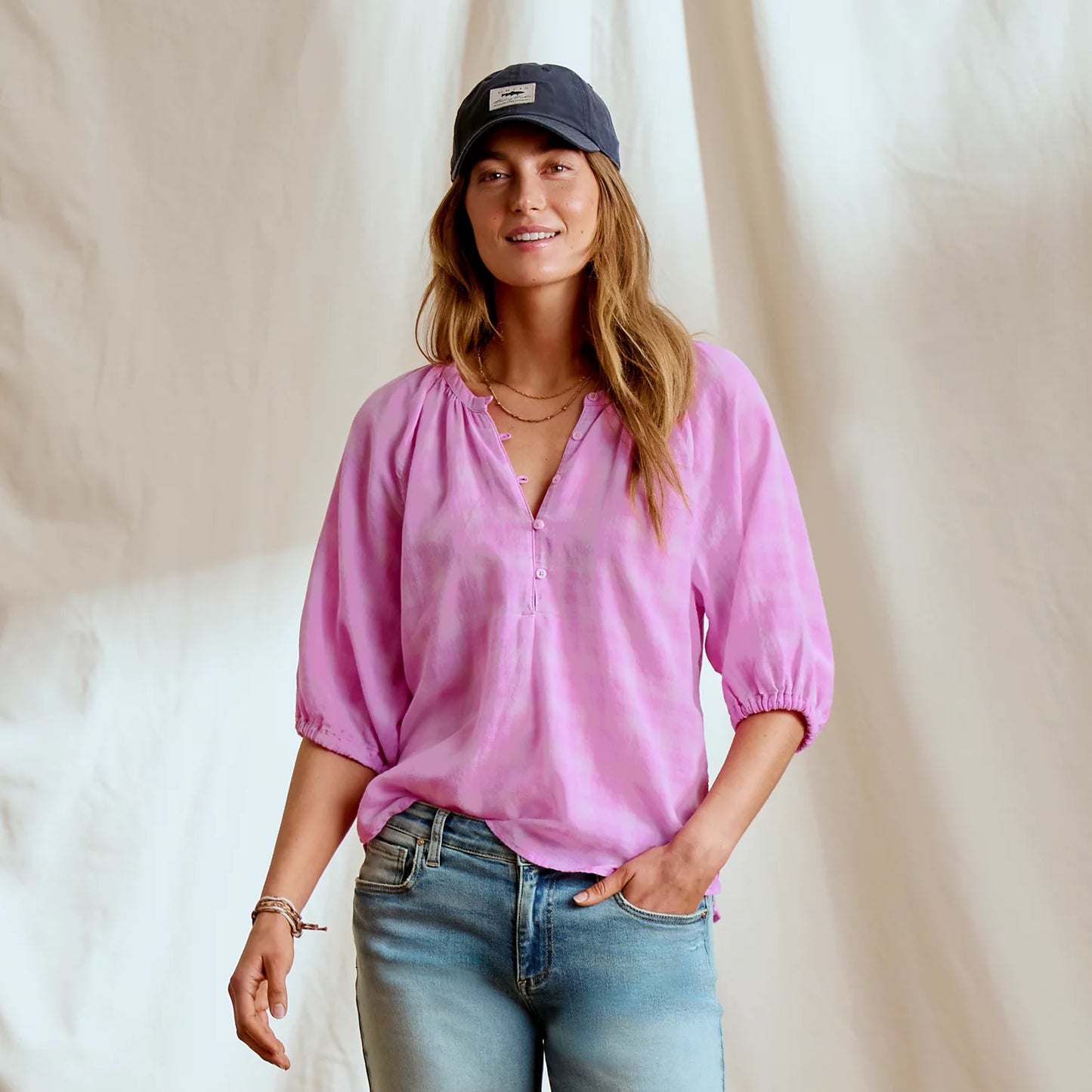 Orvis Lightweight Blouson-Sleeve Shirt