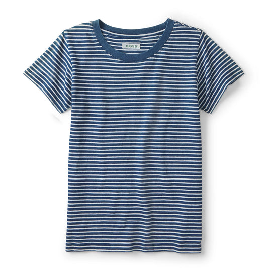 Orvis Women's Indigo Striped Short-Sleeve Tee
