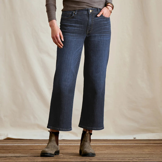 Orvis Kut from the Kloth® Charlotte Denim Wide-Leg Cropped Jeans