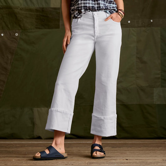 Orvis Kut from the Kloth® Charlotte High-Rise Wide-Leg Cuffed Jeans