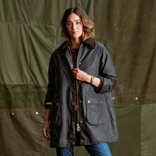 Orvis Barbour® Beadnell Waxed Long Jacket