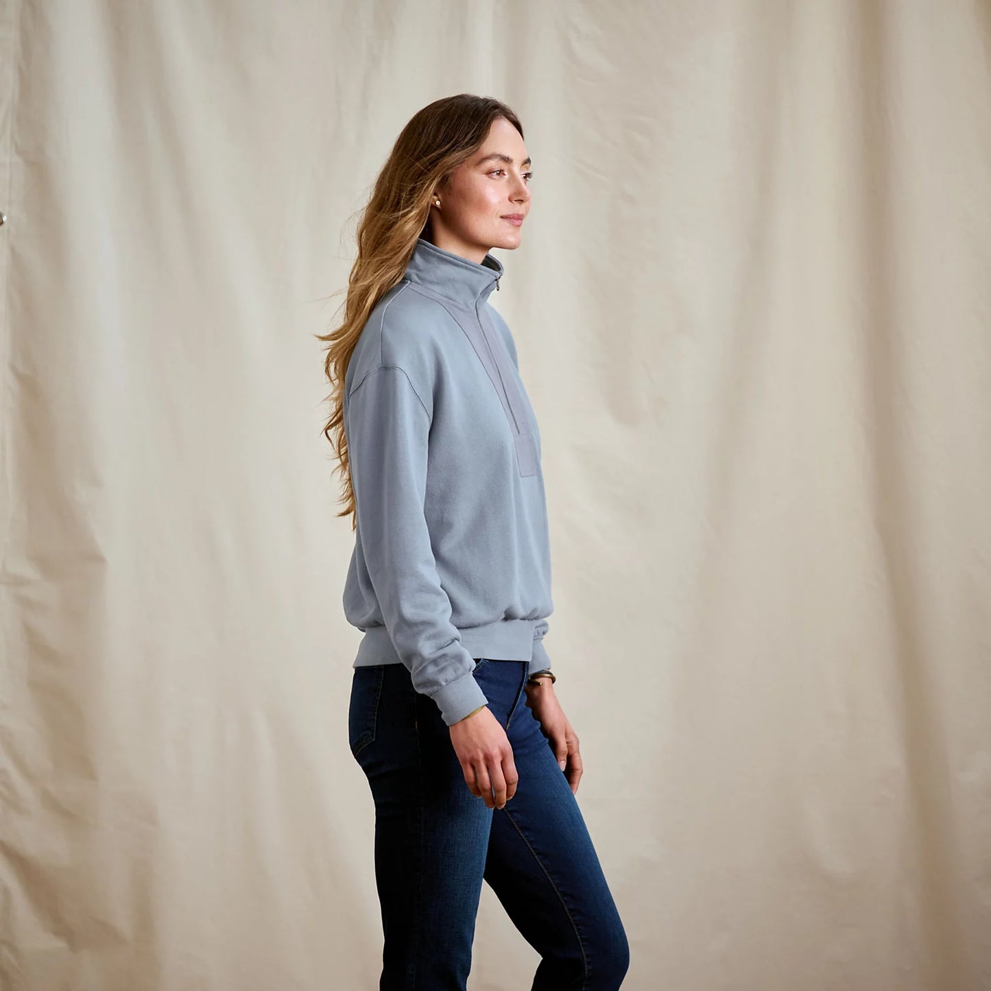 Orvis Women's Campfire 1/4-Zip Sweatshirt