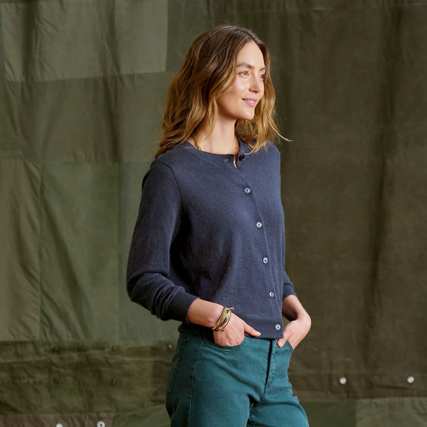 Orvis Featherweight Cashmere Cardigan