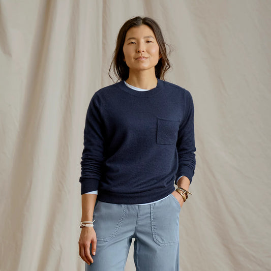 Orvis Featherweight Cashmere Crewneck Sweater