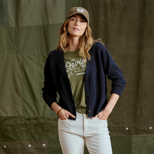 Orvis Ribbed Short Cardigan