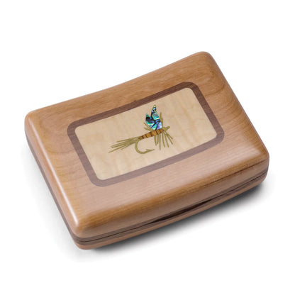 Orvis A.L. Swanson River Series Fly Boxes - Wood Inlay