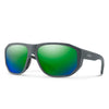 MATTE SLATE FRAME GREEN MIRROR LENS