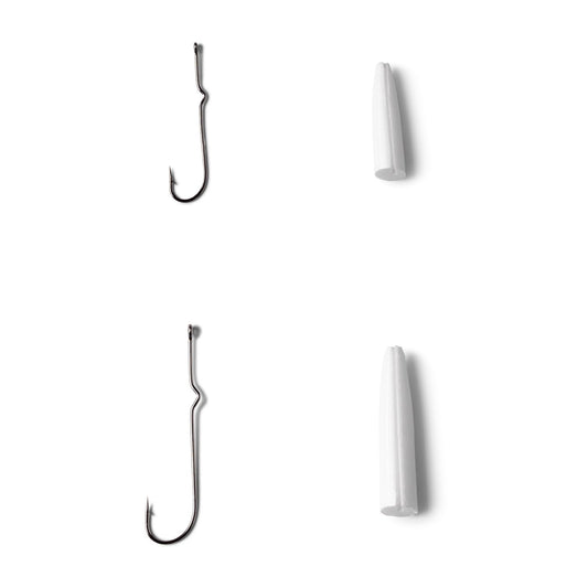 Orvis Popper Bodies with Hooks - Pencil Popper Bodies with Size 1 and 4 Hooks