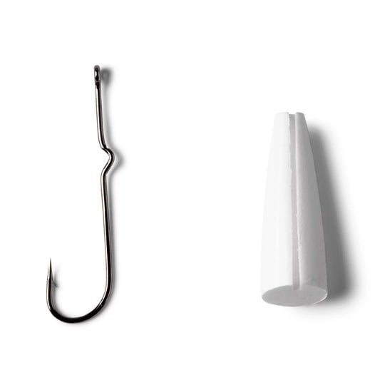 Orvis Popper Bodies with Hooks - Bass Popper Bodies with Size 4 and 8 Hooks