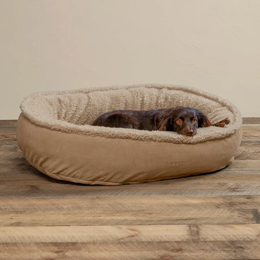 Orvis Orvis ComfortFill-Eco™ Wraparound Dog Bed with Fleece