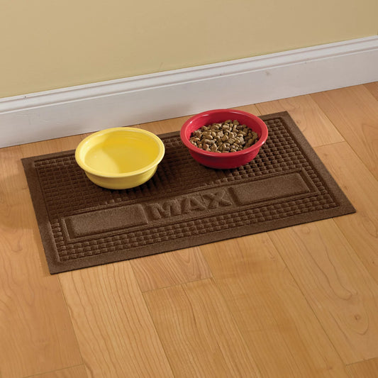 Orvis Personalized Recycled WaterHog® Grid Pet Placemat