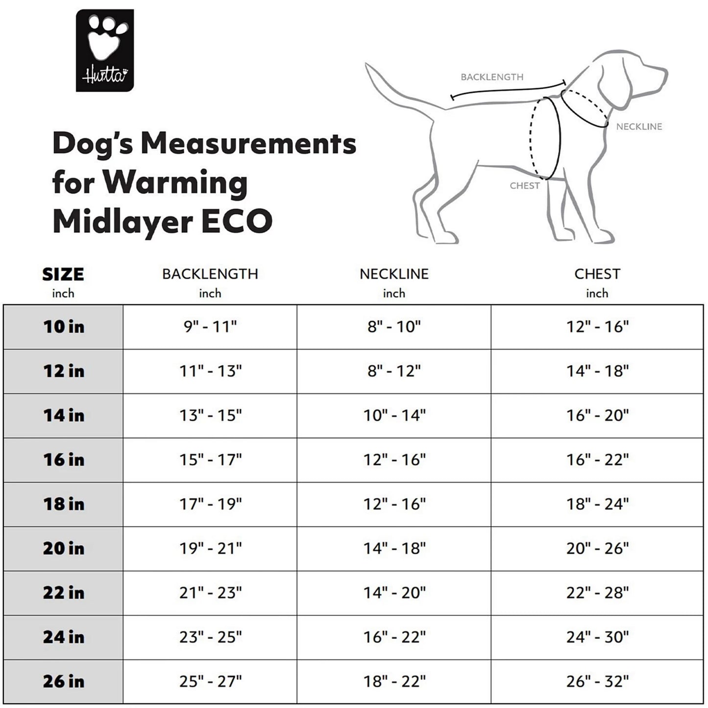 Orvis Hurtta Warming Midlayer Eco Dog Jacket