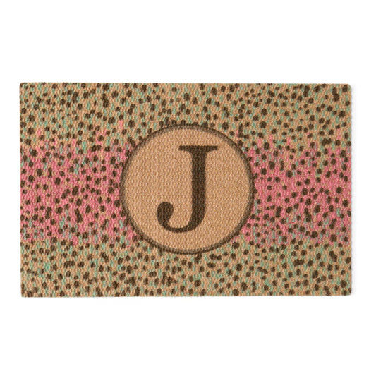 Orvis Neighburly Trout Monogrammed Doormat 2' x 3'